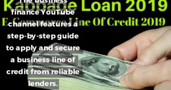 Small Medium Business Credit Line Resources & Guidance YouTube Channel Launched