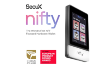 Get Secure Portable NFT Storage With Large Display | SecuX Nifty Wallet With True Ownership Viewing
