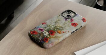Painted Poppy Phone Case Brings Artful Calm to Everyday Tech